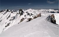 Image1 L'antécime: Pierra Menta, traces de lagopèdes